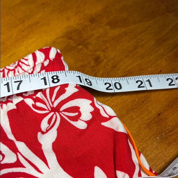 NWT Knox Rose Red and White Patterned Skirt - Picture 5 of 7